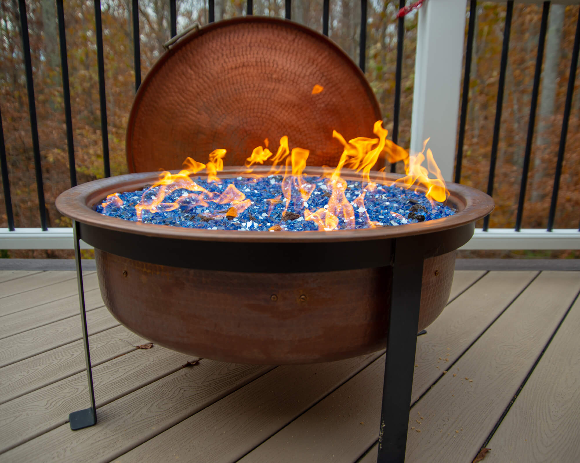 6 Ways to put a Fire Pit on a Wooden Deck
